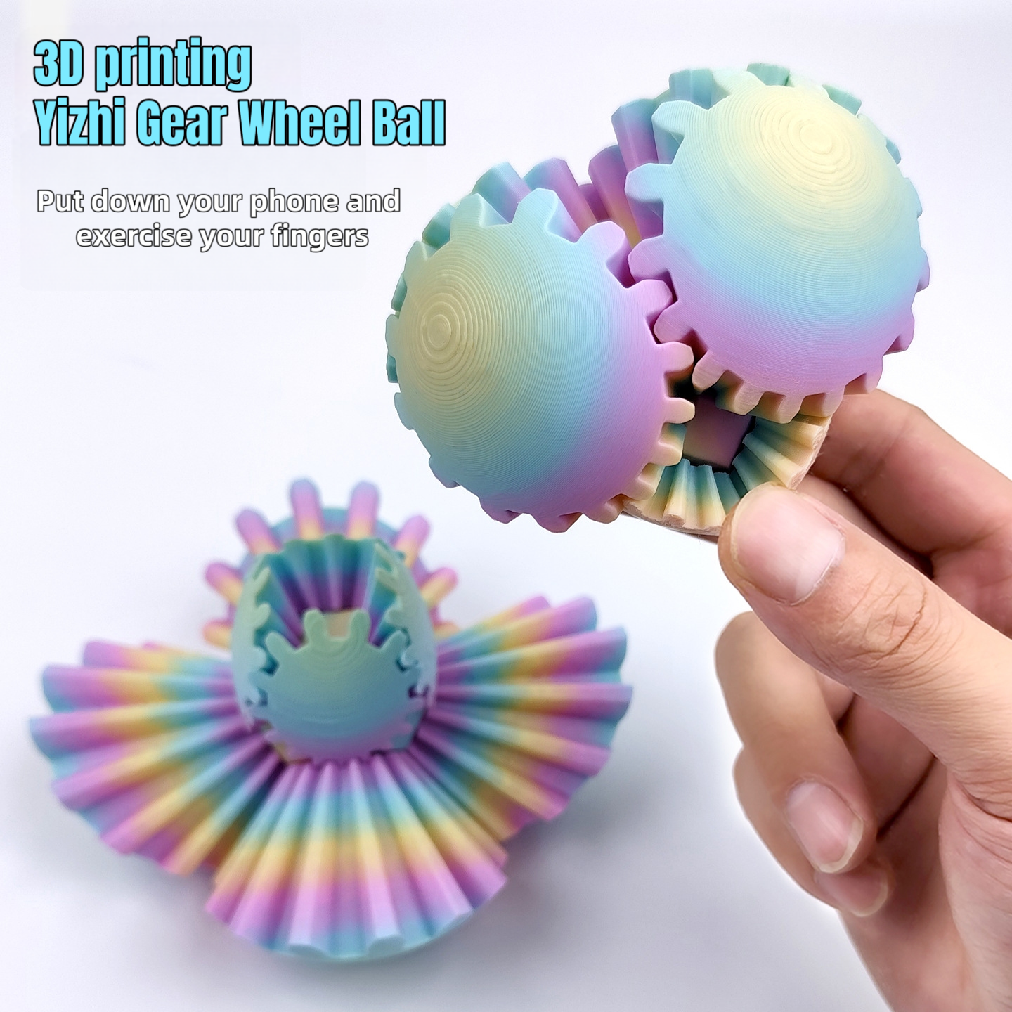 3D printed puzzle gear, PLA en - 3D Printing Pla avaliação e preço