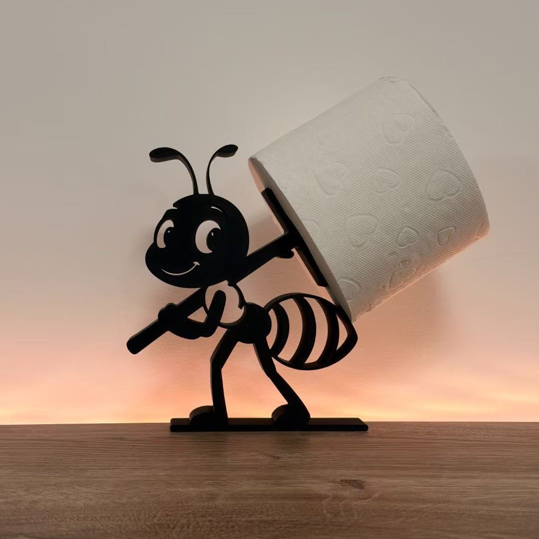 Cute ant tissue holder 3D prin - 3D Printing Pla avaliação e preço