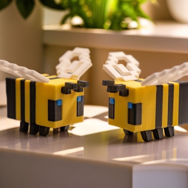 3D Printed PLA Pixel Bee Deskt - 3D Printing Pla avaliação e preço