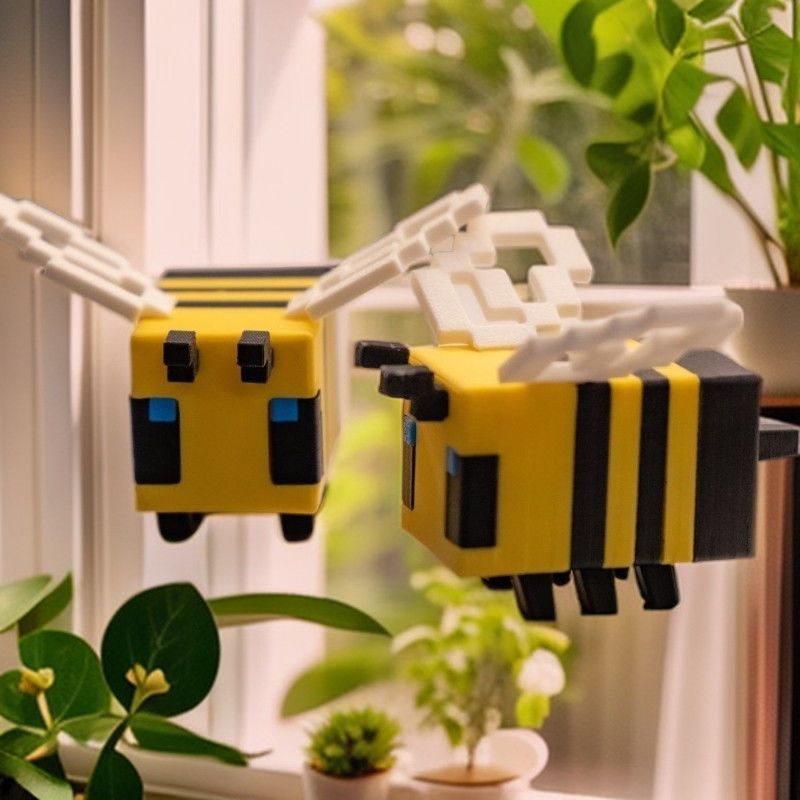 3D Printed PLA Pixel Bee Deskt - 3D Printing Pla avaliação e preço