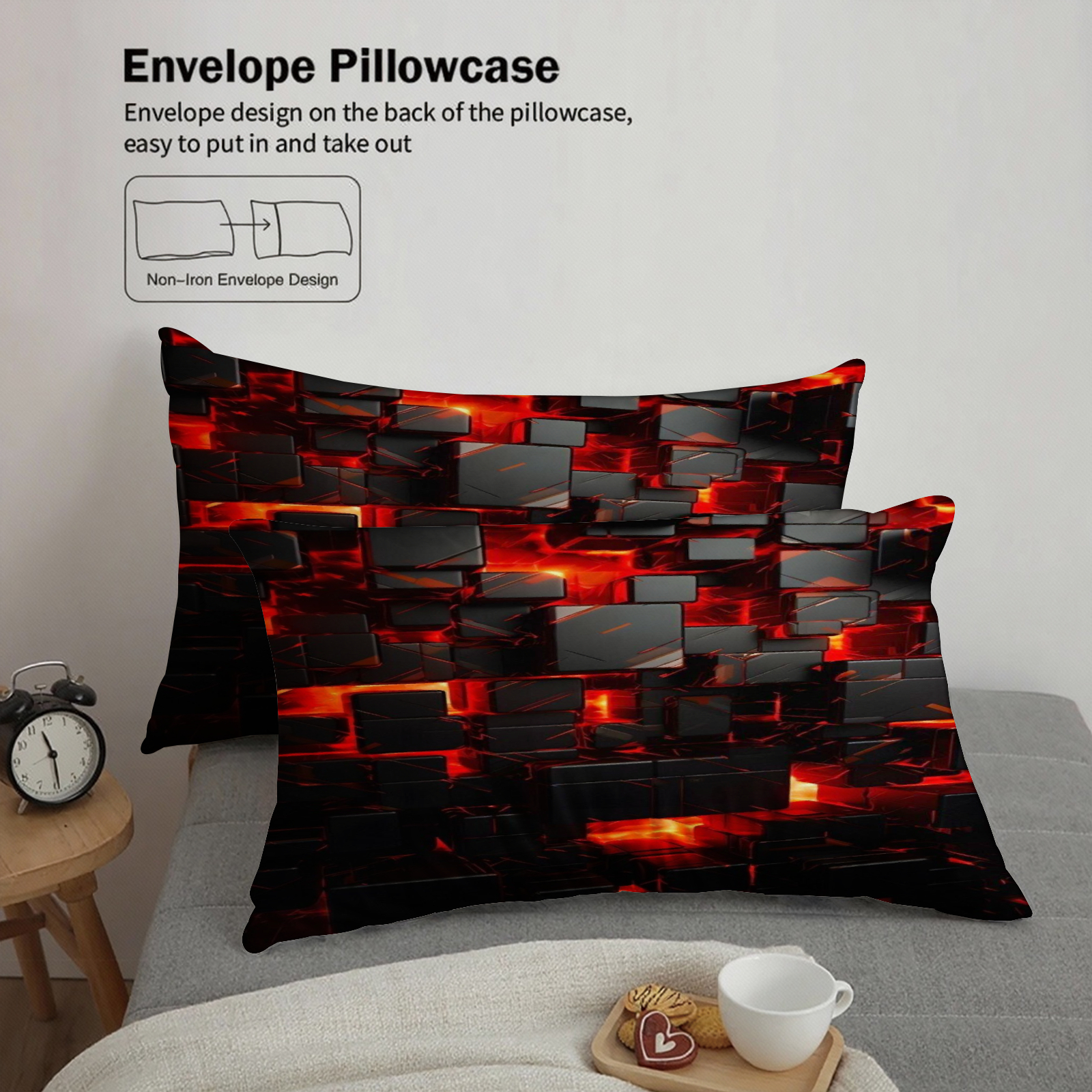 Cyberpunk Bedding Set Technolo - 3D Printing Technology avaliação e preço