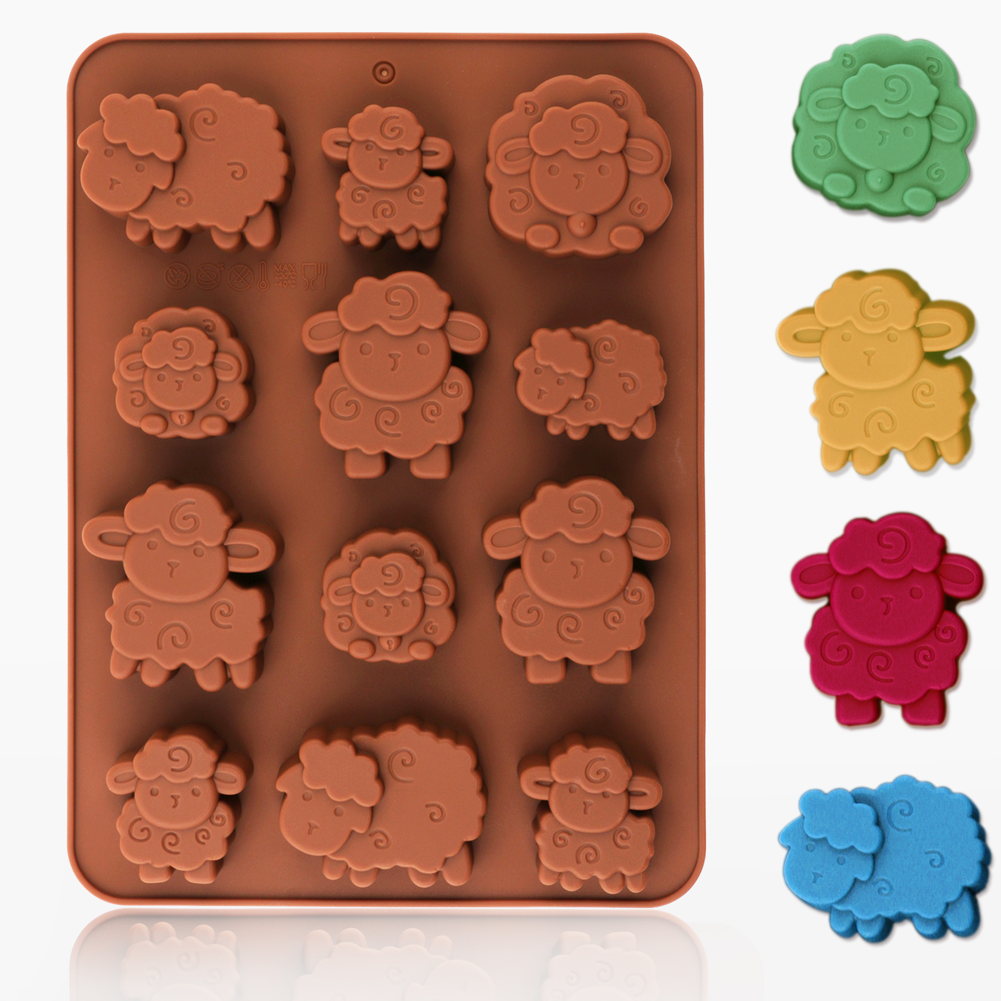 1pack silicone Eid lamb candy  - 3D Printing Model Free avaliação e preço