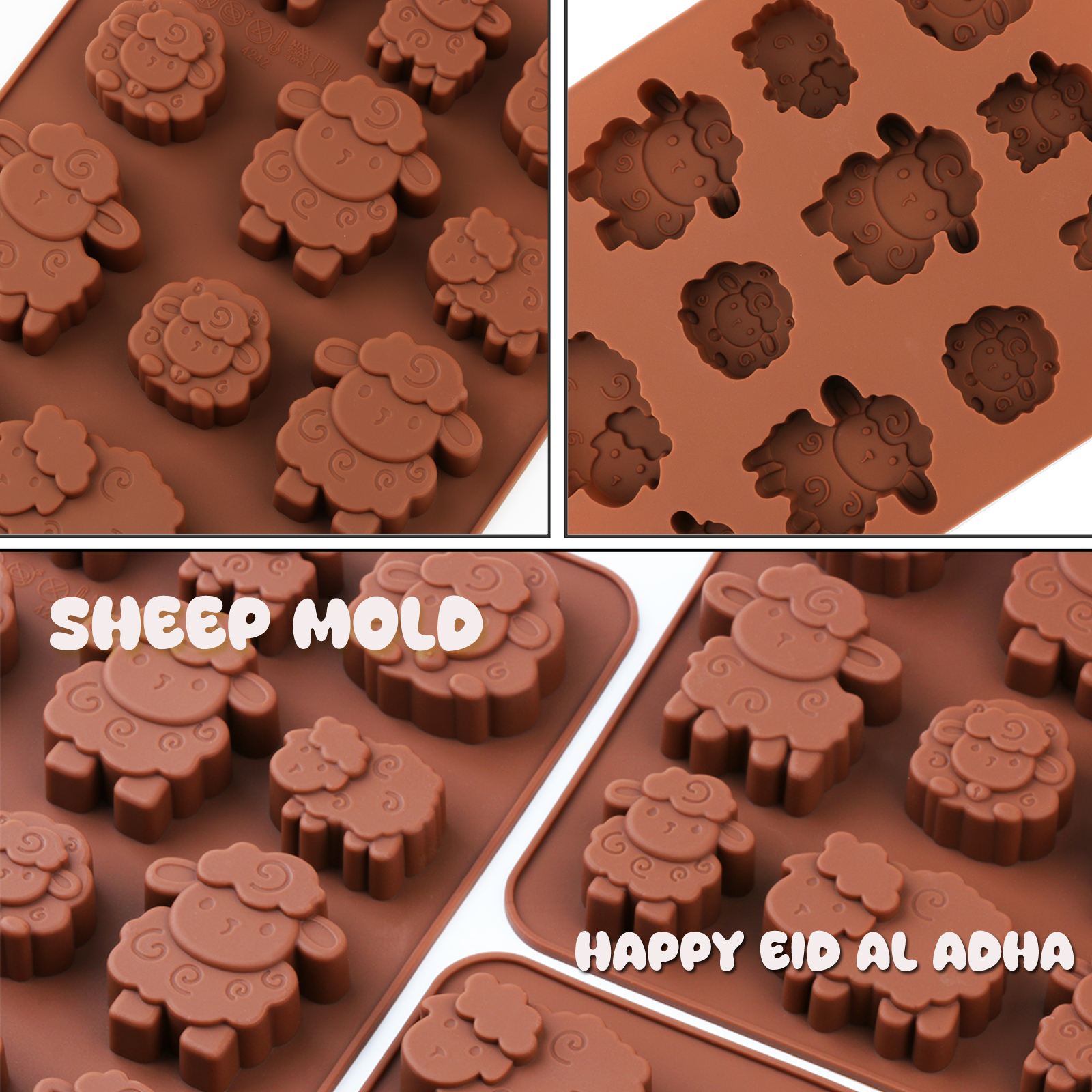 1pack silicone Eid lamb candy  - 3D Printing Model Free avaliação e preço