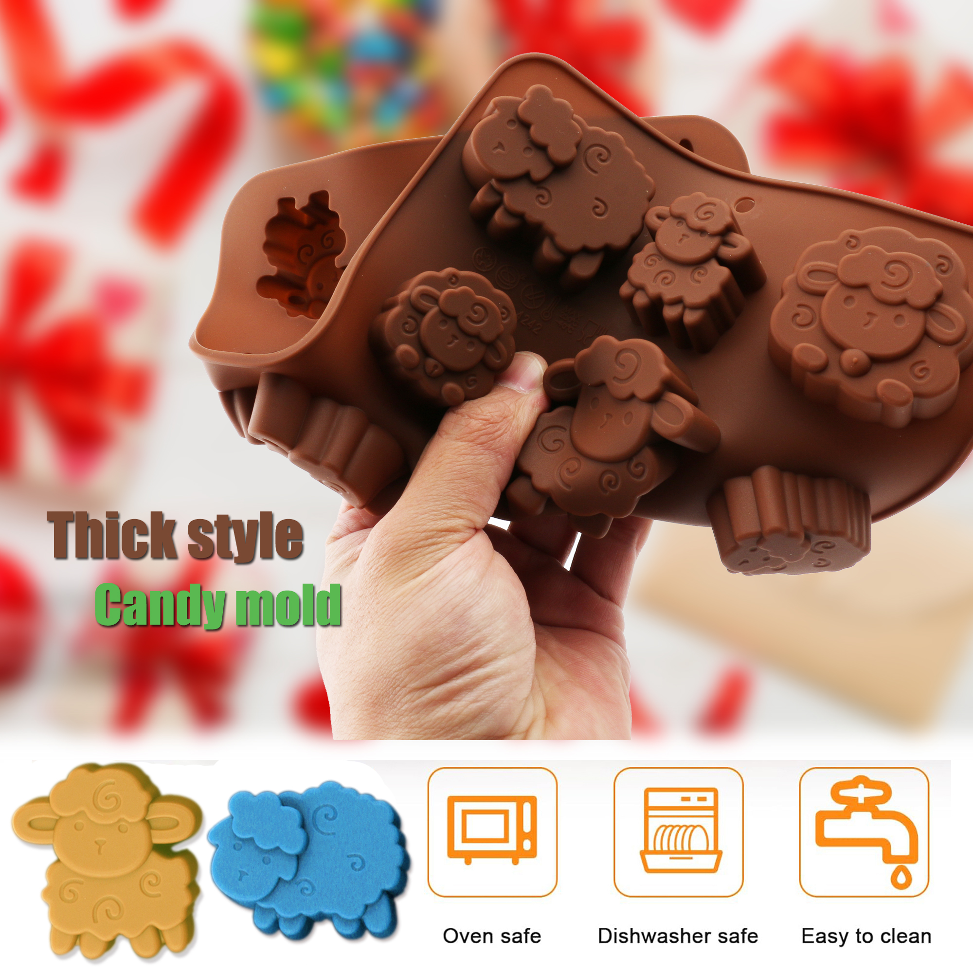 1pack silicone Eid lamb candy  - 3D Printing Model Free avaliação e preço