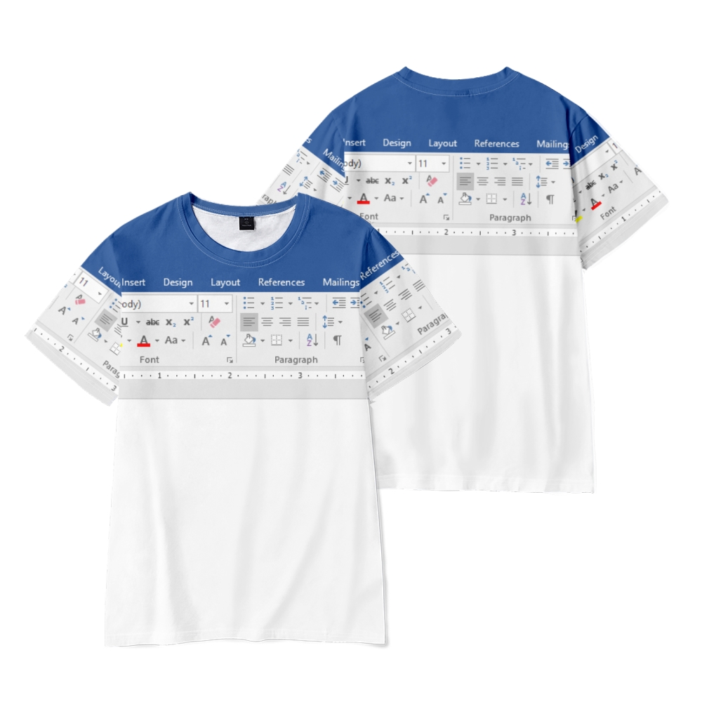 Excel 3D Fashion Men's T-shirt - 3D Printing Design Software avaliação e preço